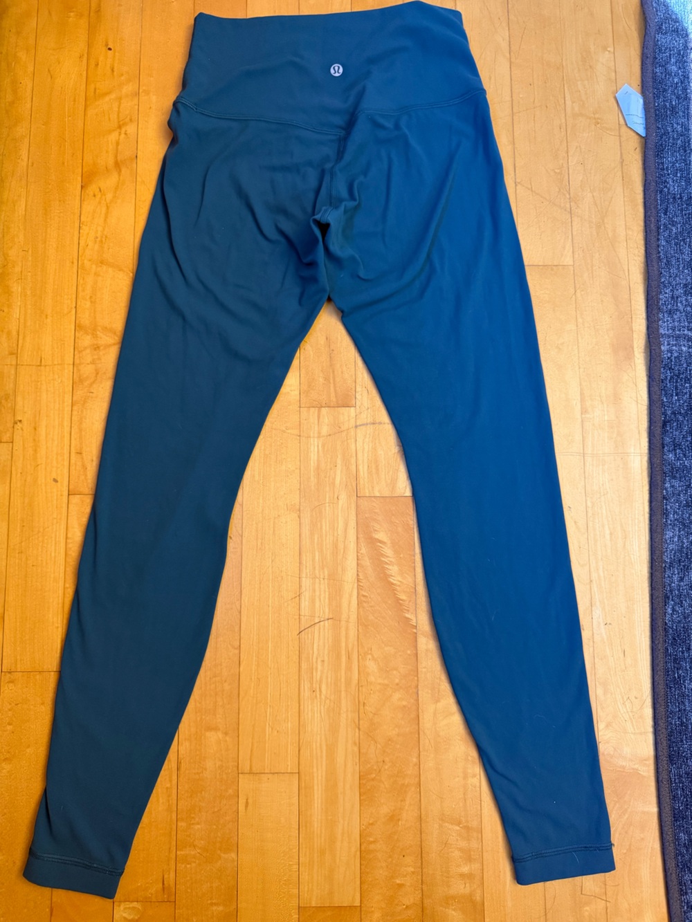 Teal Lululemon High Rise Align Pants, size 6